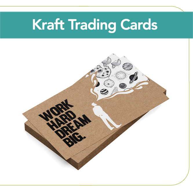 Brown Kraft Trading Cards