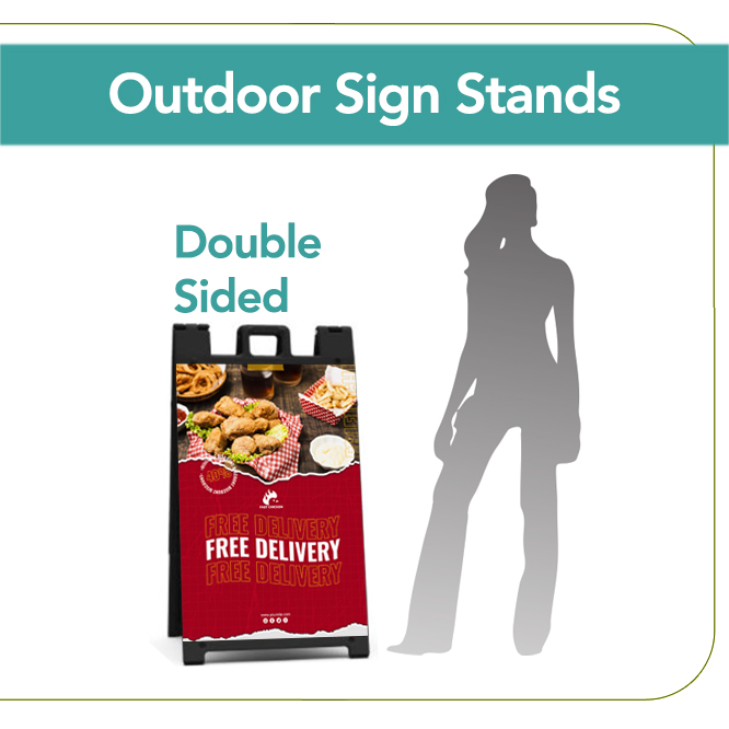 Outdoor Sign Stands